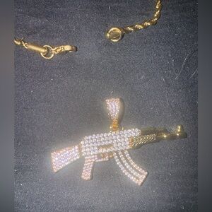 Gold Necklace With Pendant